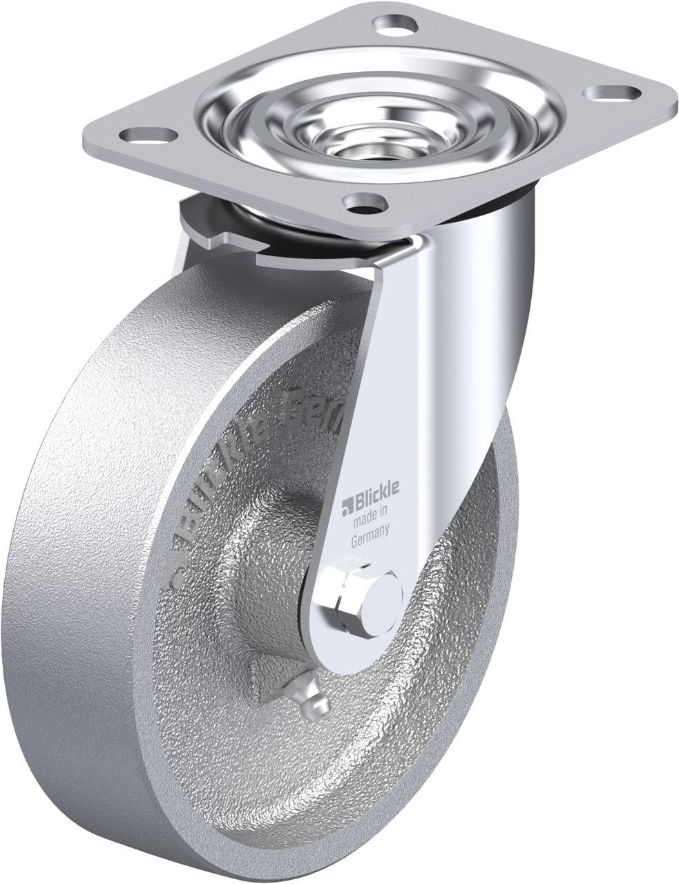 B-Ware Blickle 7674 L G 125 G Rad Durchmesser 125mm Tragfähigkeit 200kg Lenkrolle