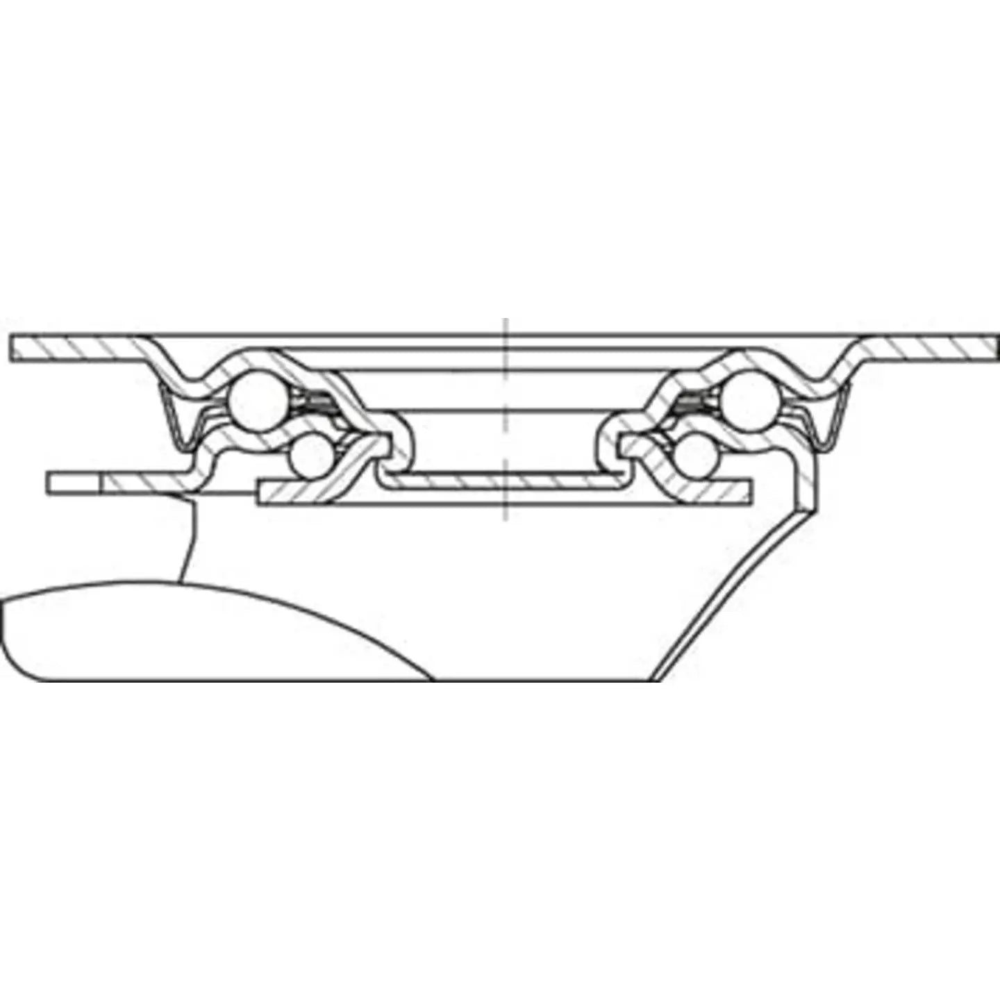 B-Ware Blickle Lenkrolle Rad Transportrolle Rad Durchmesser 80mm Tragfähigkeit 140kg - 4047526159443