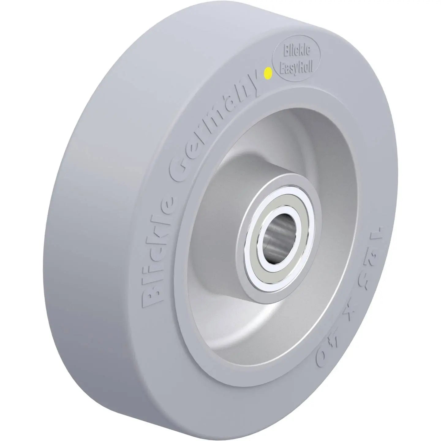 B-Ware Blickle Schwerlastrad Bockrolle Rad Gummi Grau Kugellager Aluminium 125 Mm 1 Stk - 4047526347284