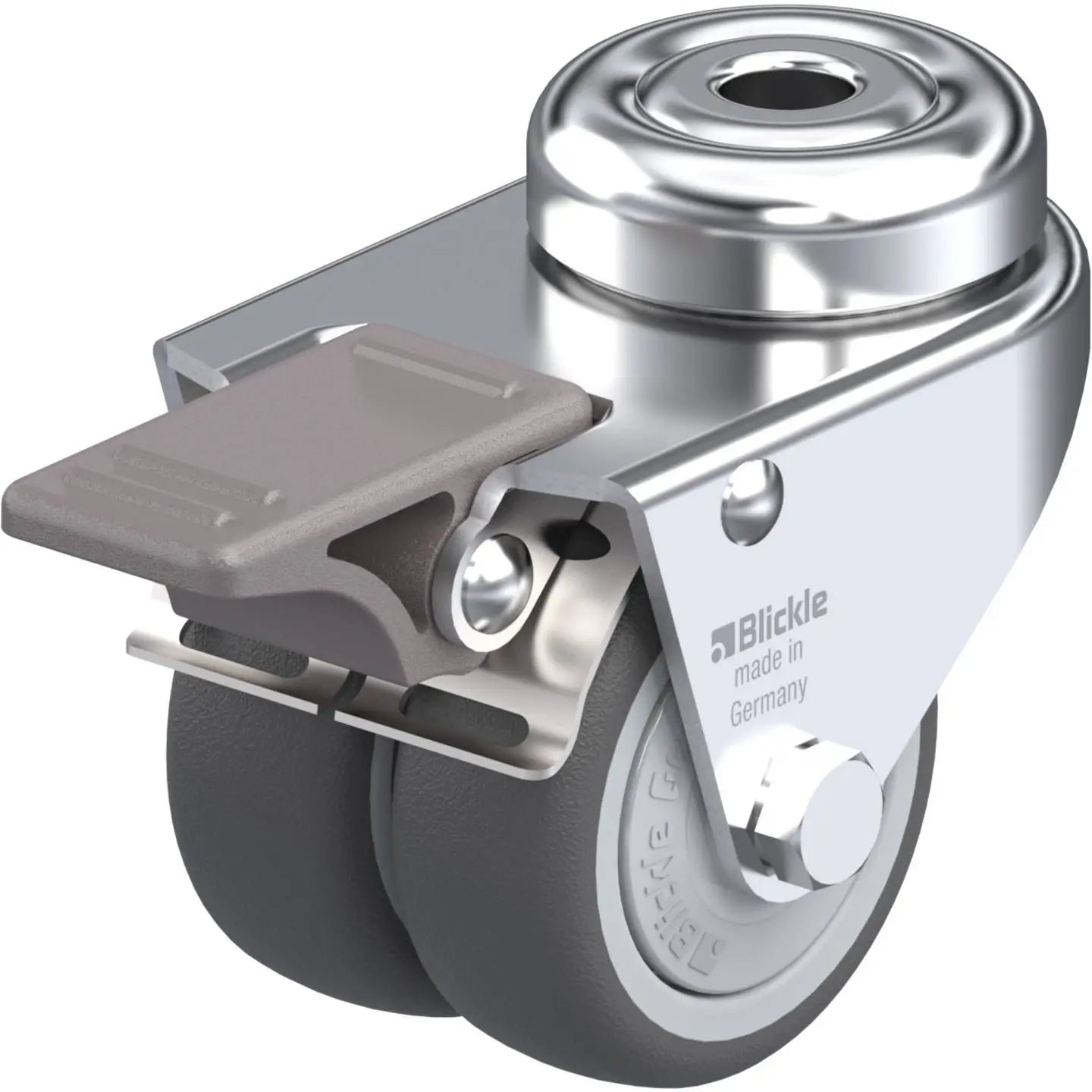 B-Ware Blickle Doppel Lenkrolle Lenkrolle 757079 Doppelrolle 80 Kg Rolle 2 Stück - 4047526117726