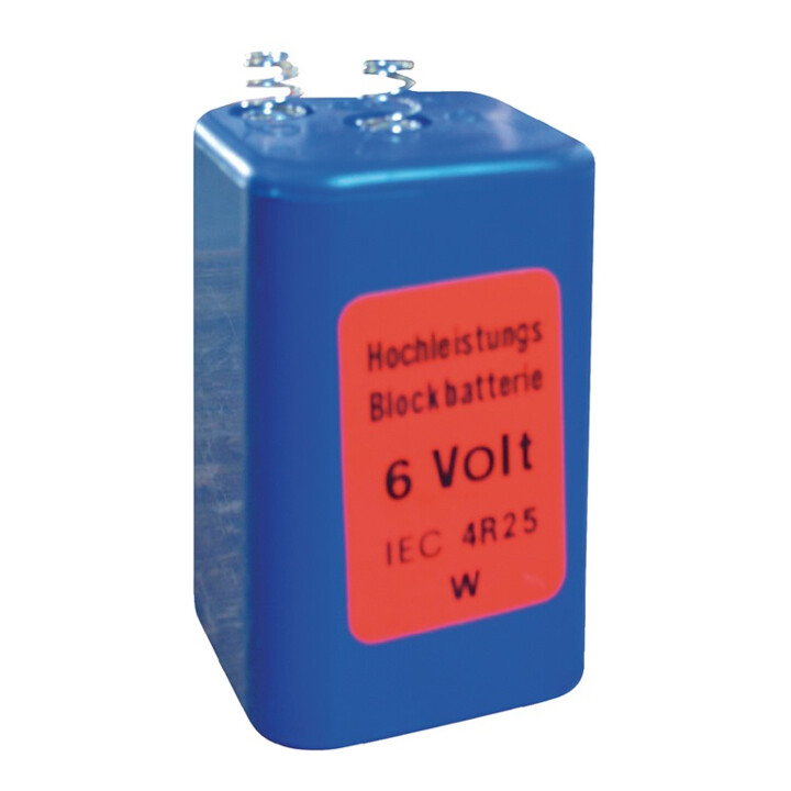 B-Ware Blockbatt 6 V 4 R25 Batterie Stromquelle Baustellenleuchte Zink 5 Stück - 4054773024448