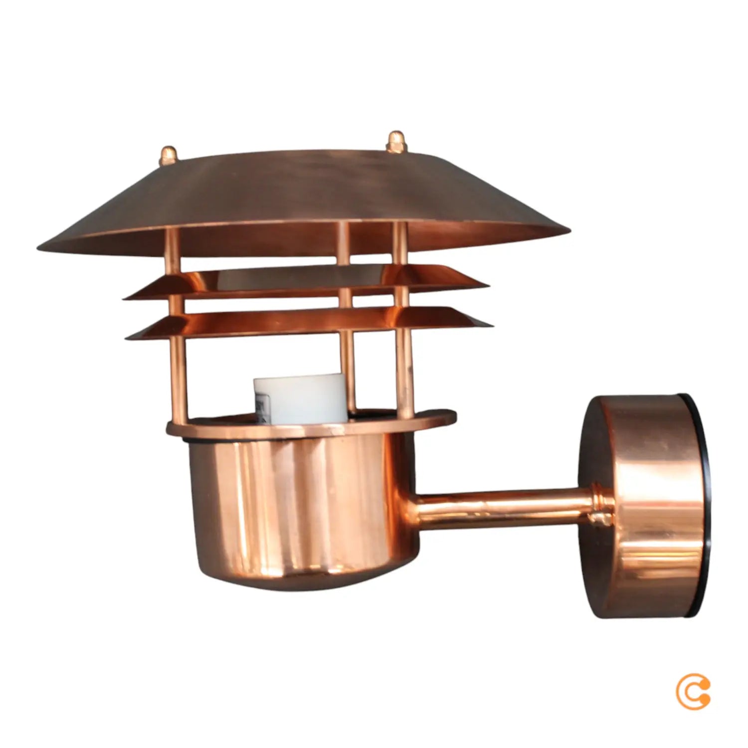 B-Ware Nordlux Außenwandleuchte Wandlampe Blokhus Kupfer Ip54 E27 Außenbeleuchtung - 5701581115040