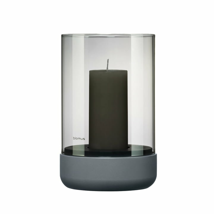 B-Ware Blomus Calma Windlicht Kerzenhalter Kerzenständer Deko Windlicht M Steel Gray - 4008832786914