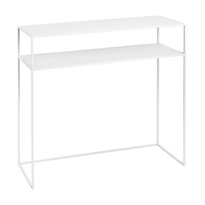 B-Ware Blomus Fera Konsolentisch Anrichte Konsole Tisch Highboard 85x80x35cm Weiß Stahl