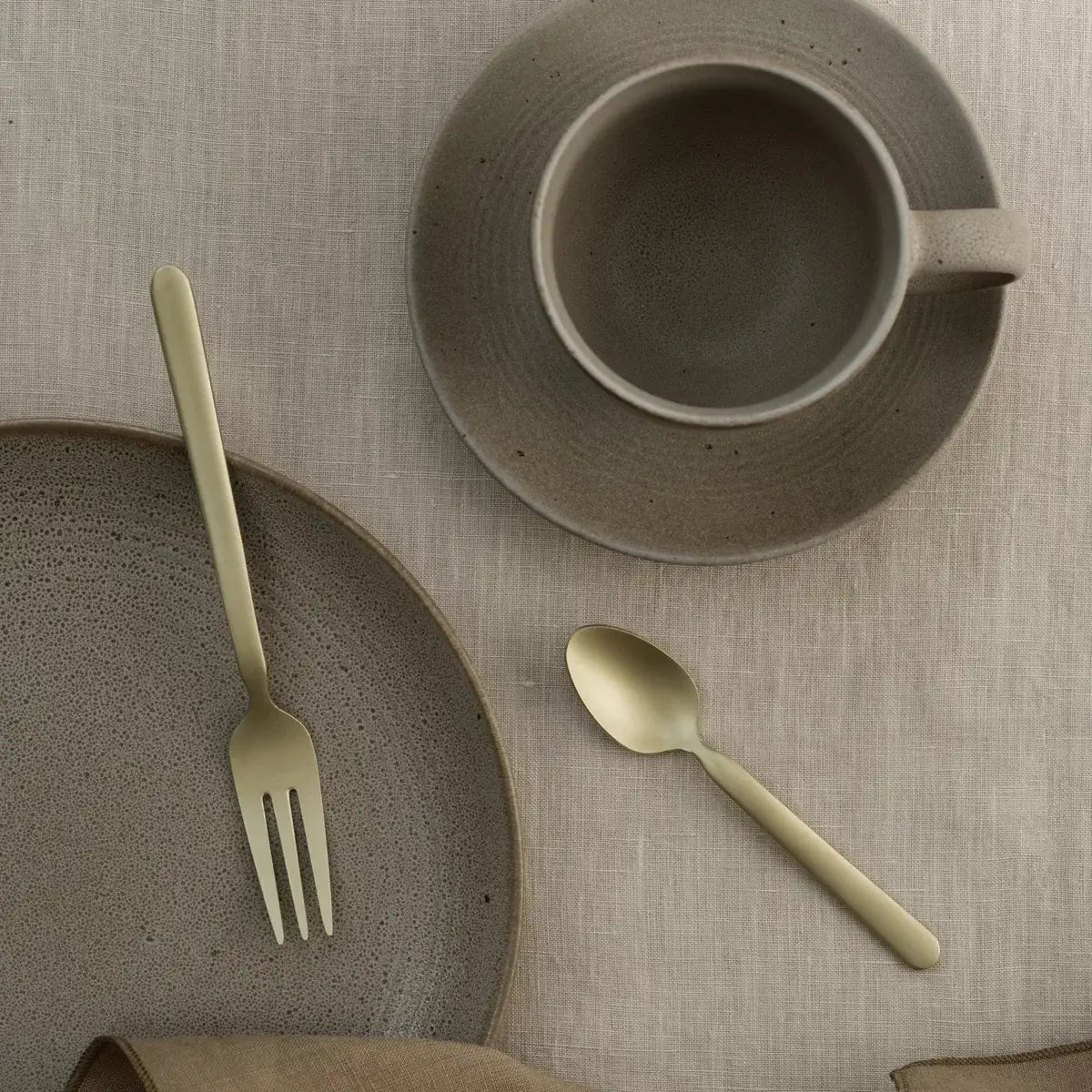 B-Ware Blomus Kuchengabeln Dessertgabeln Besteck Gold 4er Set Stella Champagne - 4008832801693