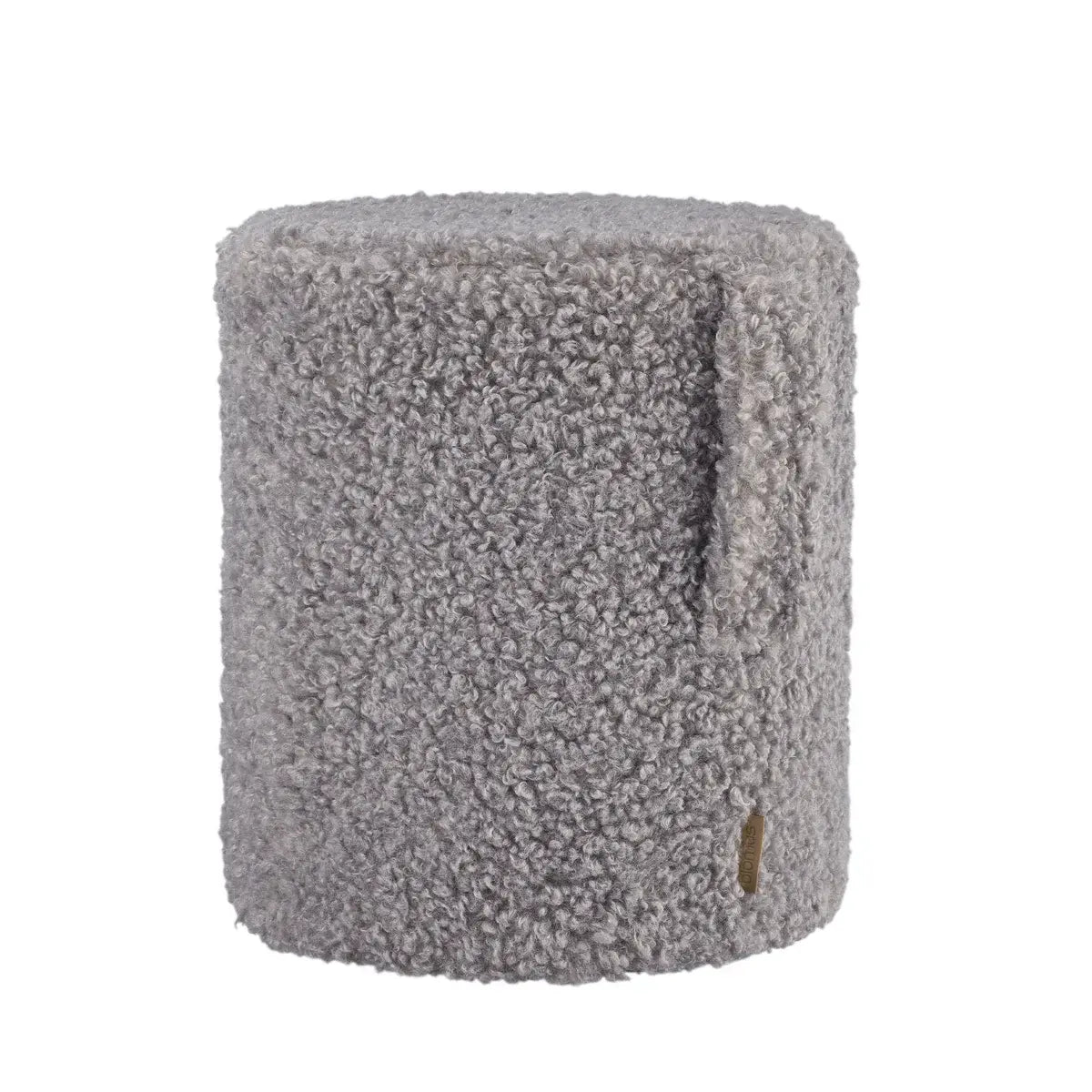 B-Ware Blomus Hocker Sitzmöbel Teddy Sharkskin Trageschlaufe Fußhocker Grau - 4008832026072