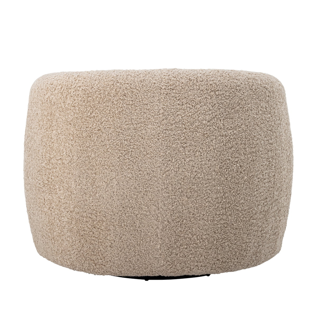 Bloomingville Loungesessel Sessel Wohnzimmer Beige Bocca Drehfunktion     B-Ware - 5711173332809