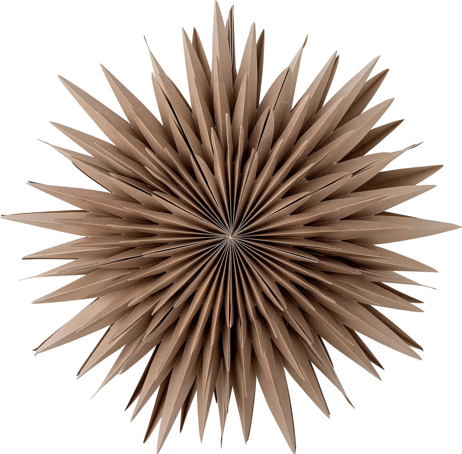 B-Ware Bloomingville Stern Sternfigur Papier Dekoration Beleuchtung Braun Elijas ø 50cm - 5711173346929