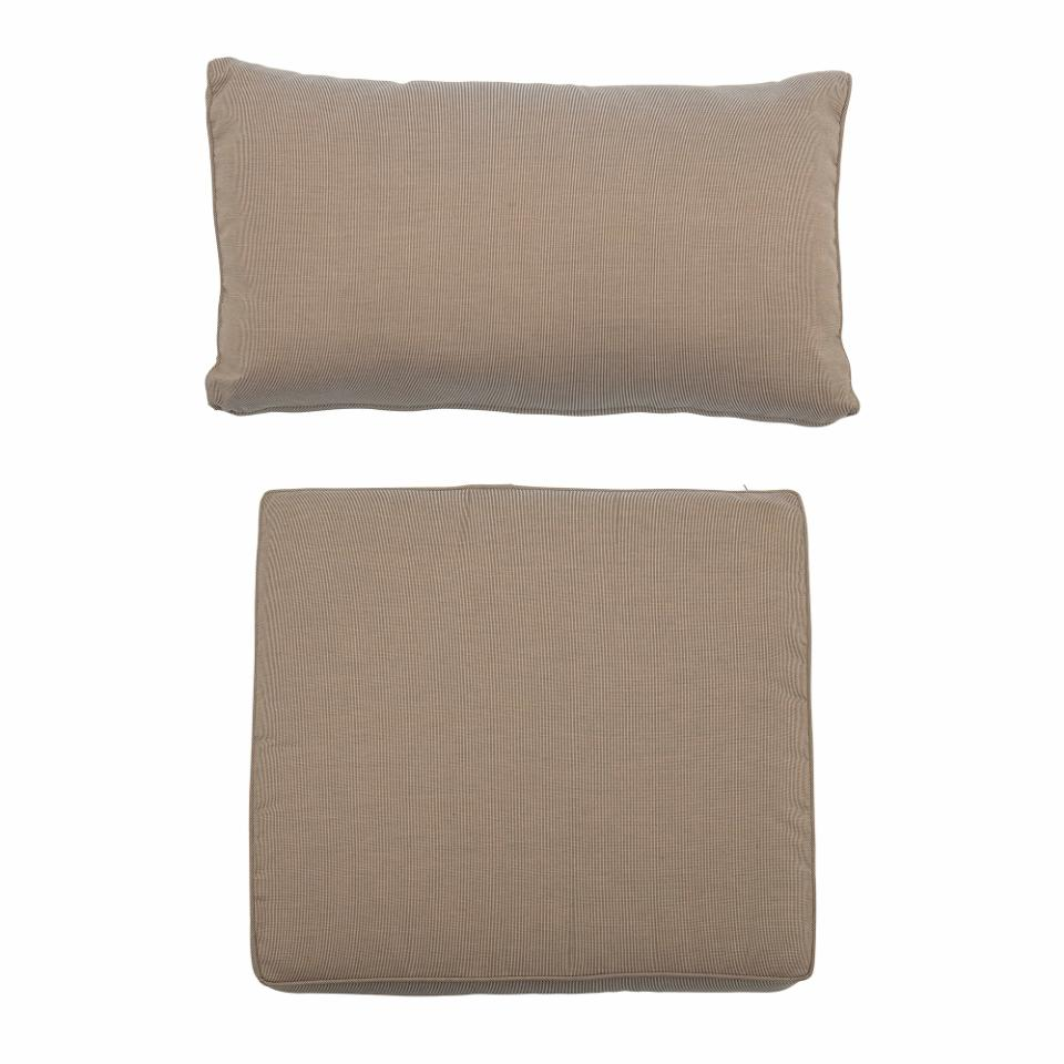 B-Ware Bloomingville Kissenbezug Für Mundo Lounge Chair Auflage Bezug Polyester Braun - 5711173286621