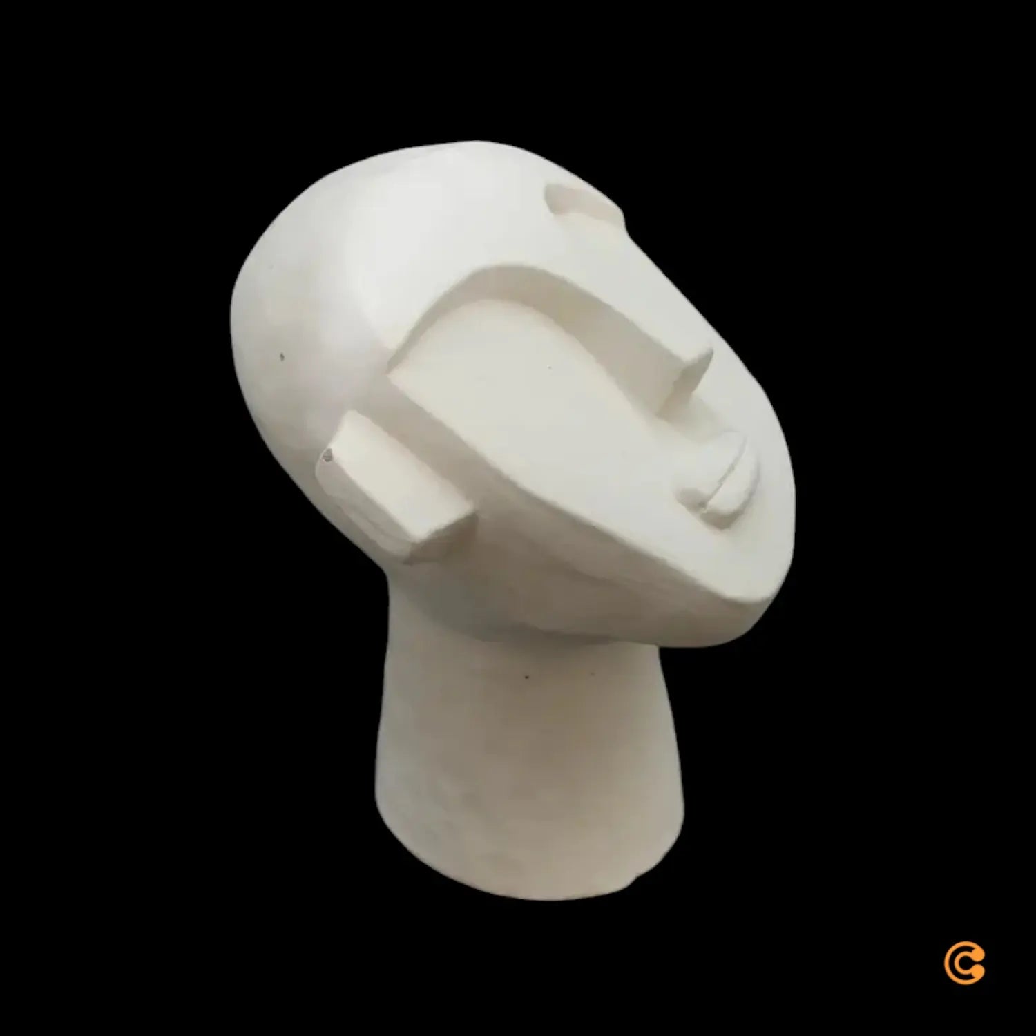 Bloomingville Kopf Skulptur Figur Dekofigur Skulptur Beton Weiß Siehe Text/Foto B-Ware - 5711173238774