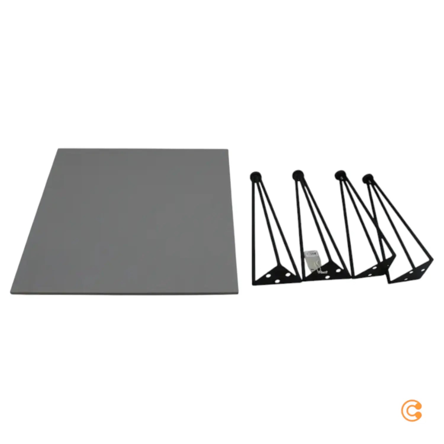 B-Ware Bloomingville Mundo Couchtisch Sofatisch 55x55 Cm Grau Schwarz Siehe Text/Foto - 5711173273683