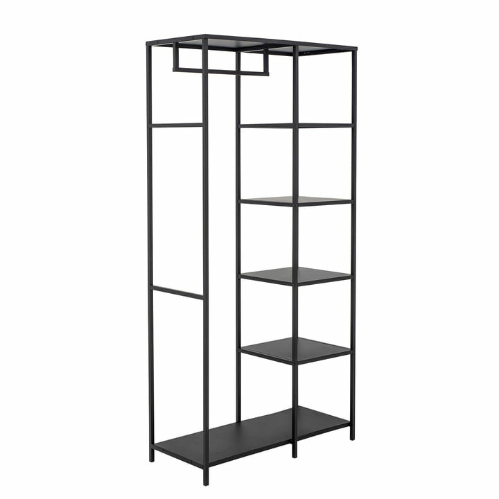 Bloomingville Valde Garderobe Garderobenständer Wandgarderobe Garderoben Schwarz B-Ware - 5711173263424