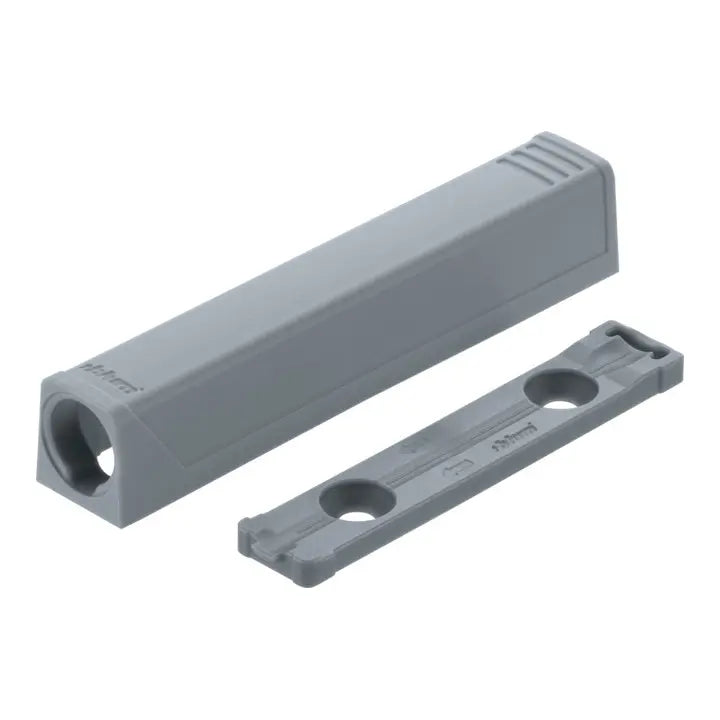 B-Ware Blum Adapterplatte Montageplatte Tip On Türen Kunststoff Platingrau Lang 3 Stück - 9009494073638