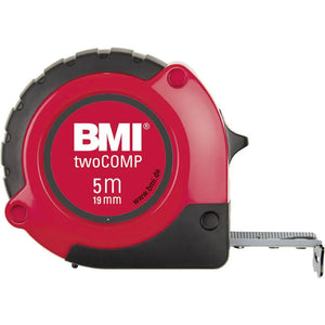 B-Ware Bmi Maßband Bandmaß Stahl Magnet 8m Zwei Comp 472841021 M Messband Werkzeug