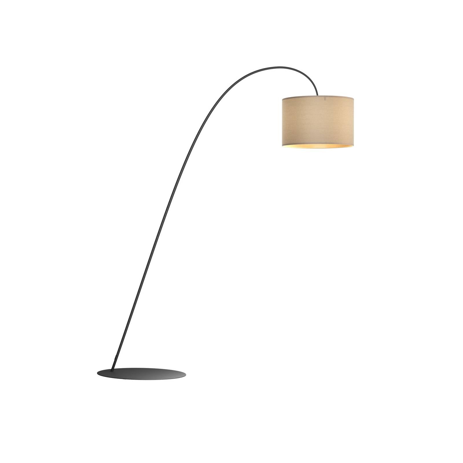 Nowodvorski Bogenlampe Alice Stehleuchte Stehlampe Lampe Wohnzimmerlampe braun - 5903139346498