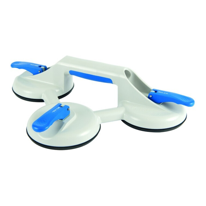 Veribor Bohle Saugheber Vakuumheber Glasheber 3 Köpfe Kunststoff 90kg 120mm      B-Ware