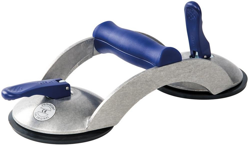 Bohle Saugheber Tragegriff Vakuumheber Quergriff Aluminium 2 Kopf 70kg ø 120mm B-Ware - 4010122602019