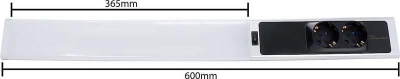 B-Ware Bold Dante Led Unterbauleuchte Fest Eingebaut 18 W Neutralweiß Silber