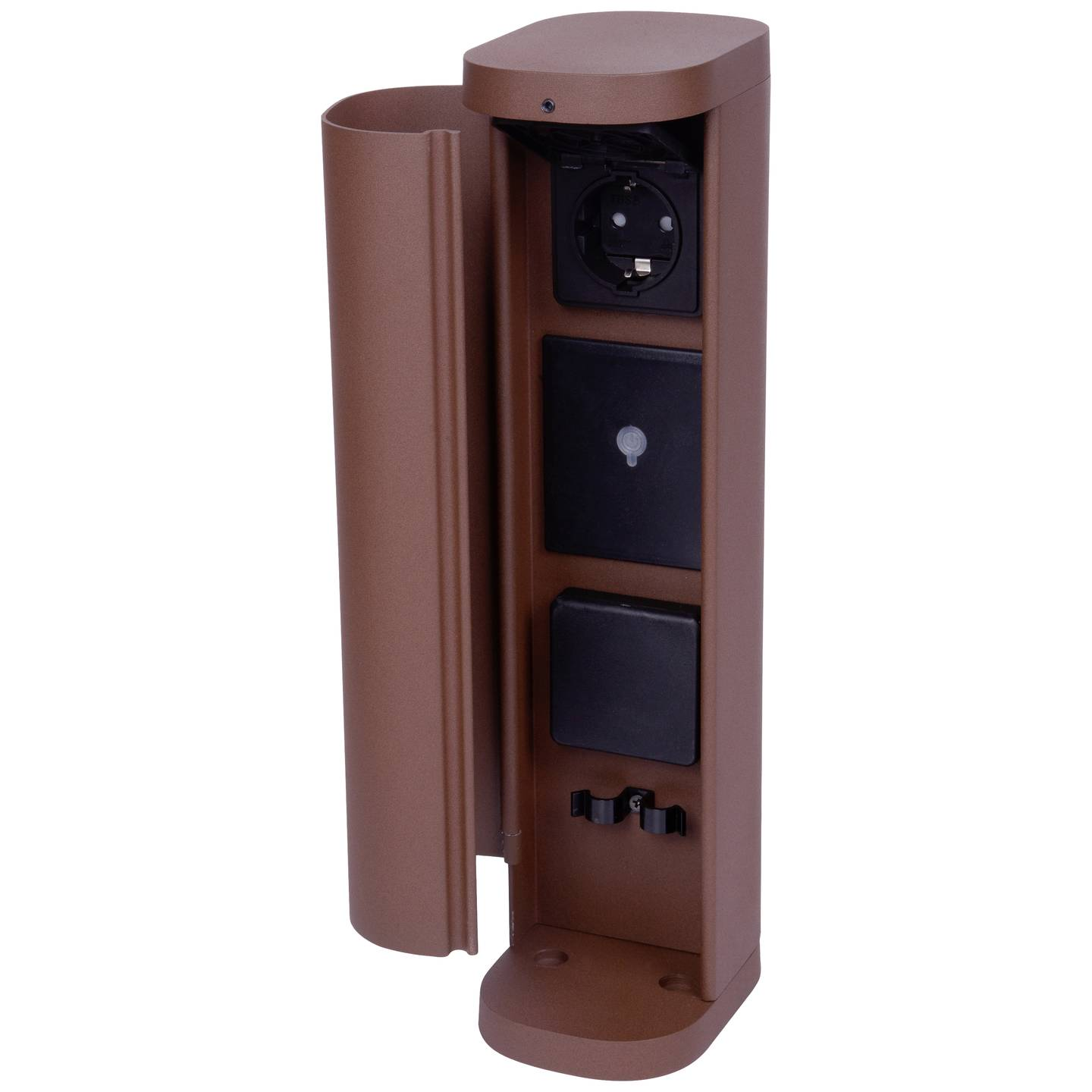 B-Ware Bold Volo Gartensteckdosen Wlan Steckdose Wlan Außenbereich 2fach Rost Strom     - 4260663519493