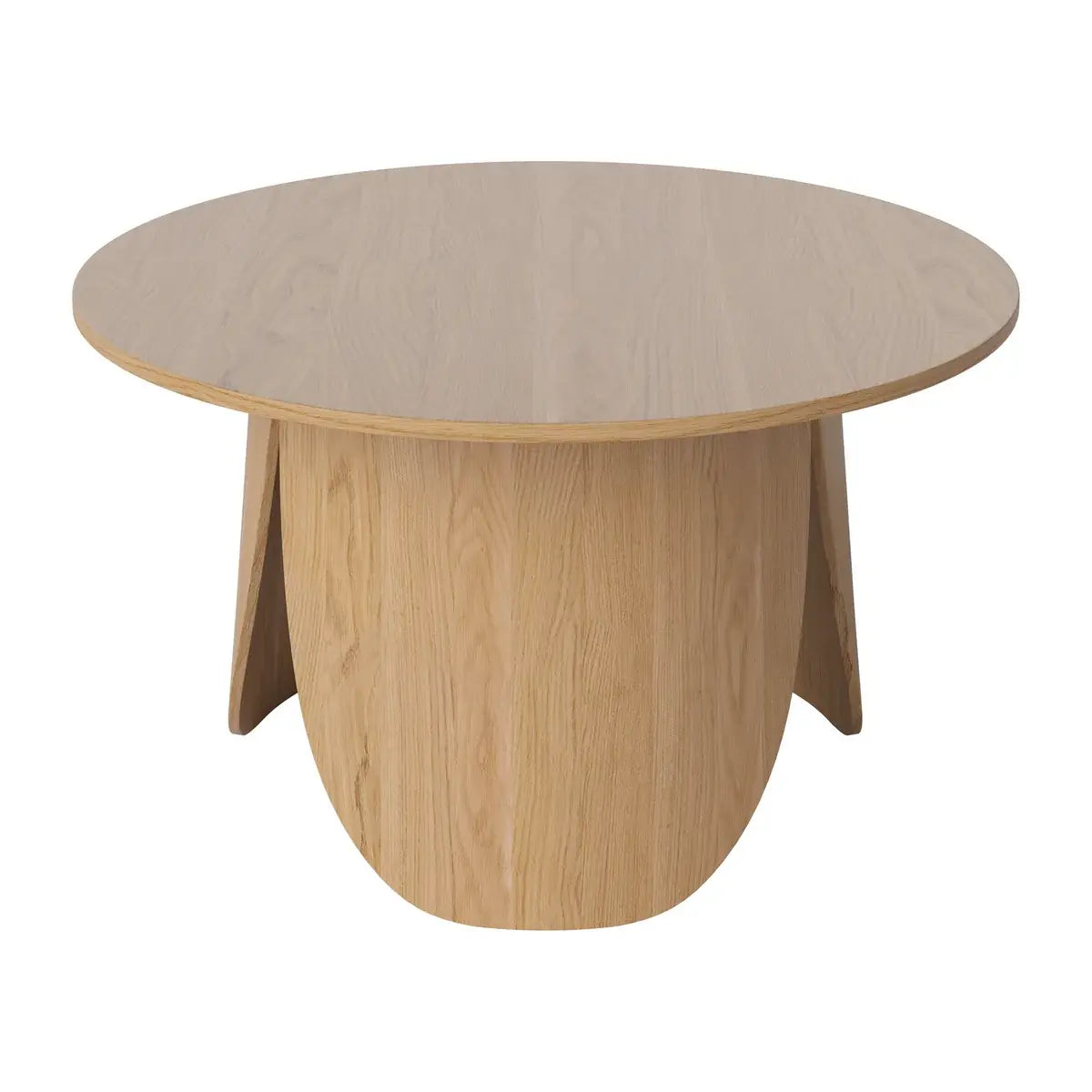 B-Ware Bolia Peyote Couchtisch Wohnzimmertisch ø80x35cm Eichenfurnier Beistelltisch - 4251384253353