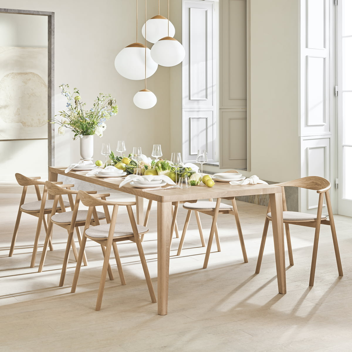 Bolia Armlehnstuhl Stuhl Sitz Sitzmöbel Swing Esszimmerstuhl Holz Eiche Geölt B-Ware - 4251384253919