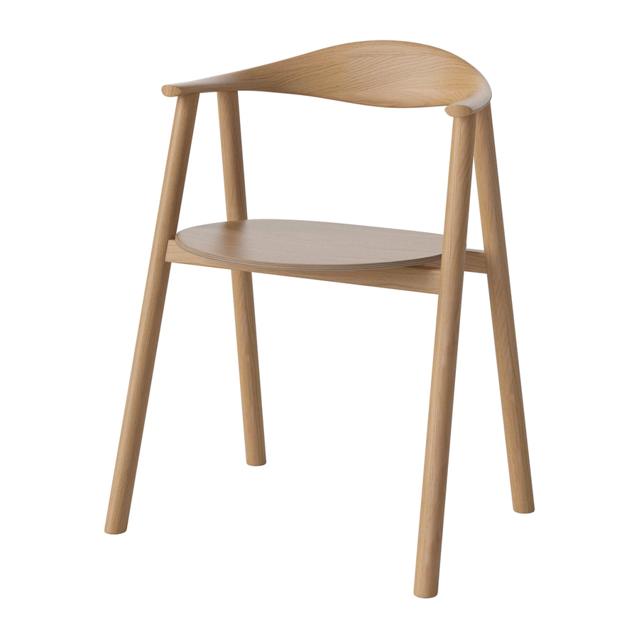 Bolia Armlehnstuhl Stuhl Sitz Sitzmöbel Swing Esszimmerstuhl Holz Eiche Geölt B-Ware - 4251384253919