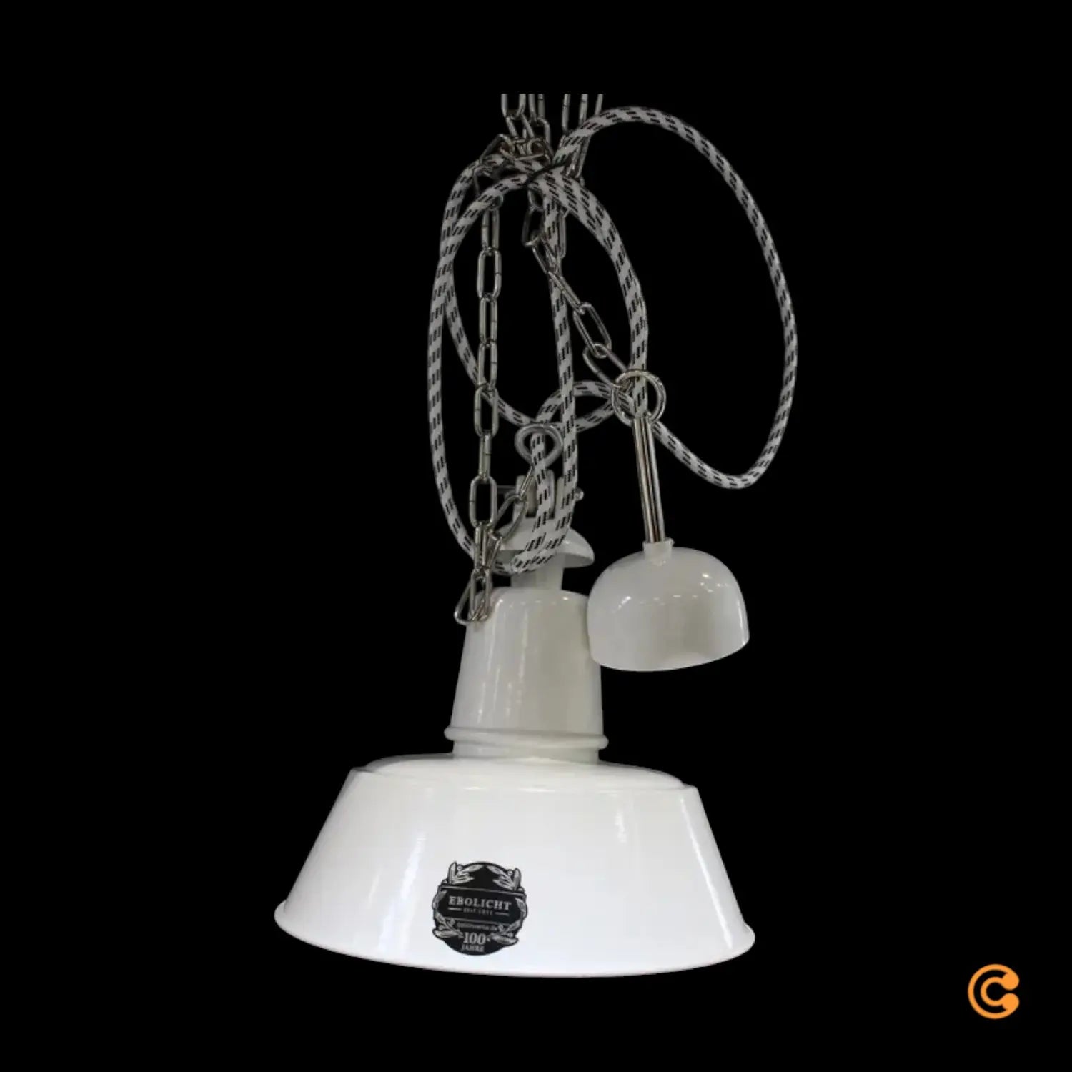 B-Ware Bolich Klassikleuchte Hängelampe Weiß Innenbeleuchtung Modern ø 40 Cm Stahlblech - 1565002