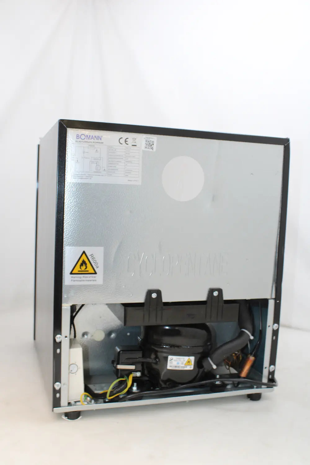 B-Ware Bomann Glaskühlschrank Getränkekühler Kühlschrank 46 L Schwarz Siehe Text/Foto - 4004470729115