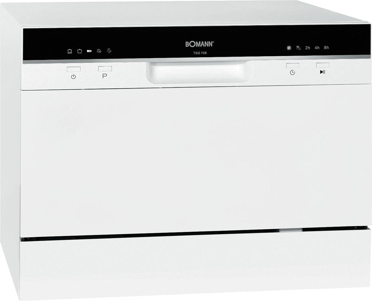 Bomann TSG 7404 Mini Geschirrspüler Tischgeschirrspüler Frontlader 550mm - 4004470740400