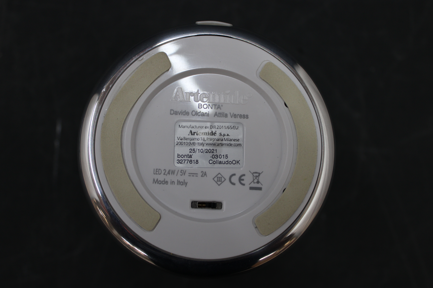 D-Ware Tischleuchte Lampe Bontà Akku Topaz Gelb Glas Usb Led Leuchte Defektware - 8052993082411