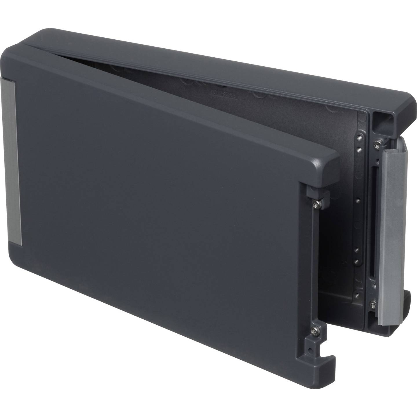 B-Ware Bopla Industriegehäuse Gehäuse Aluminium 299x173x60 Ral7024 Graphitgrau - 4049505307159