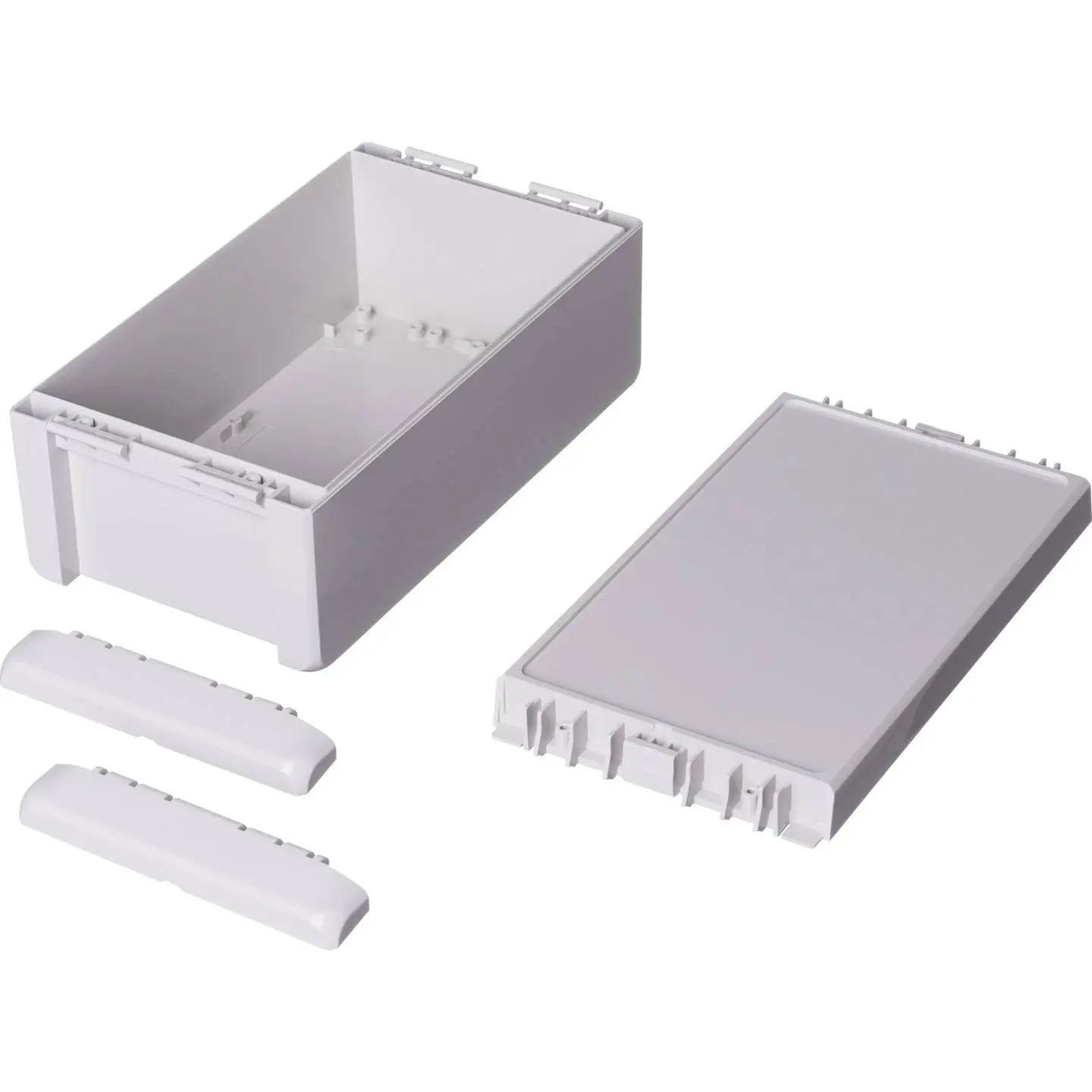 B-Ware Bopla Industriegehäuse Gehäuse Abs Lichtgrau Bocube B 221309 125 X 231 X 90 Mm - 4049505038343