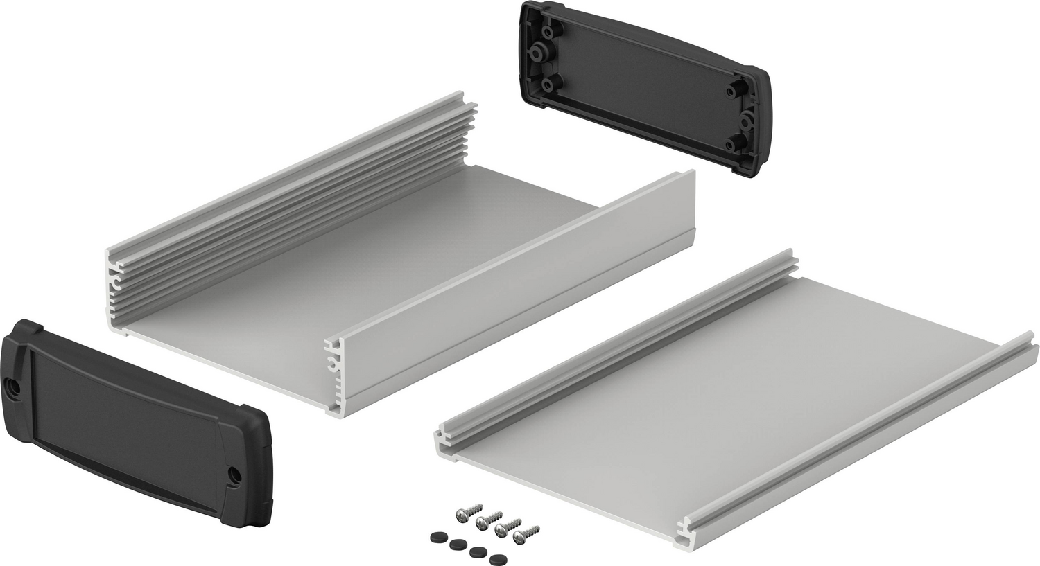 Bopla Elph 1240 0200 Ecoline Set 83246200.Hmt1 Profilgehäuse Aluminium Abs Natur B-Ware - 4058545324835