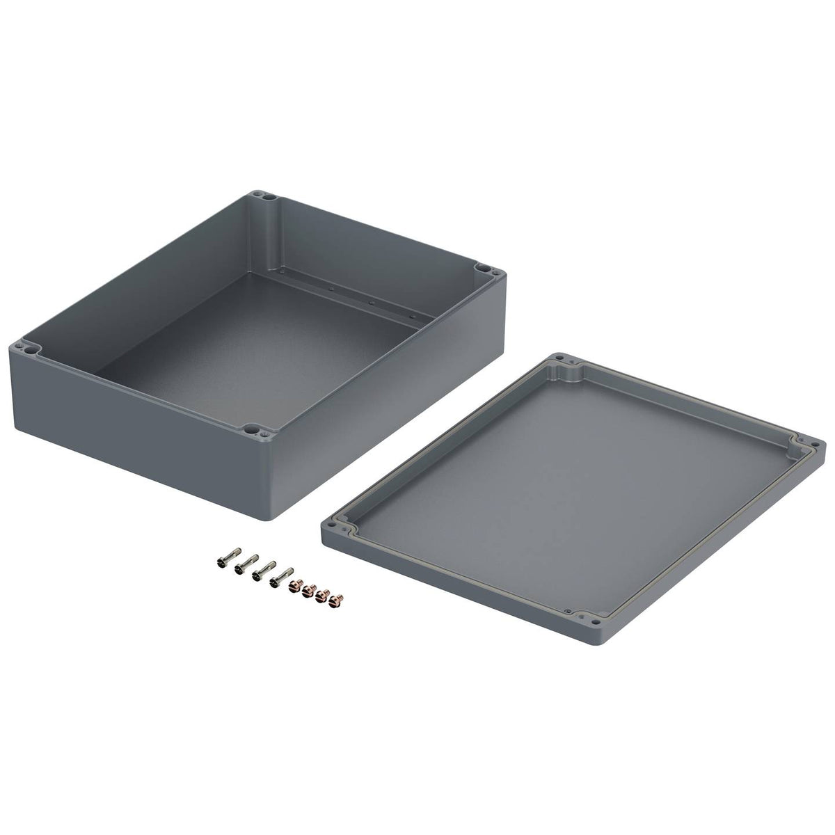 Bopla EUROMAS A 175 01175000 Industrie-Gehäuse Box Aluminium Silber-Grau RAL7001 - 4016138731088