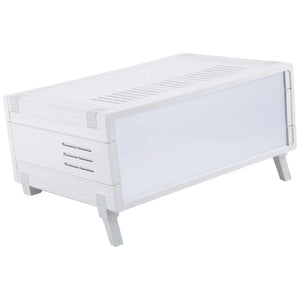 B-Ware Bopla Tischgehäuse Gehäuse Set Um 62018 L Abs Lichtgrau Aufbausatz Aluminium