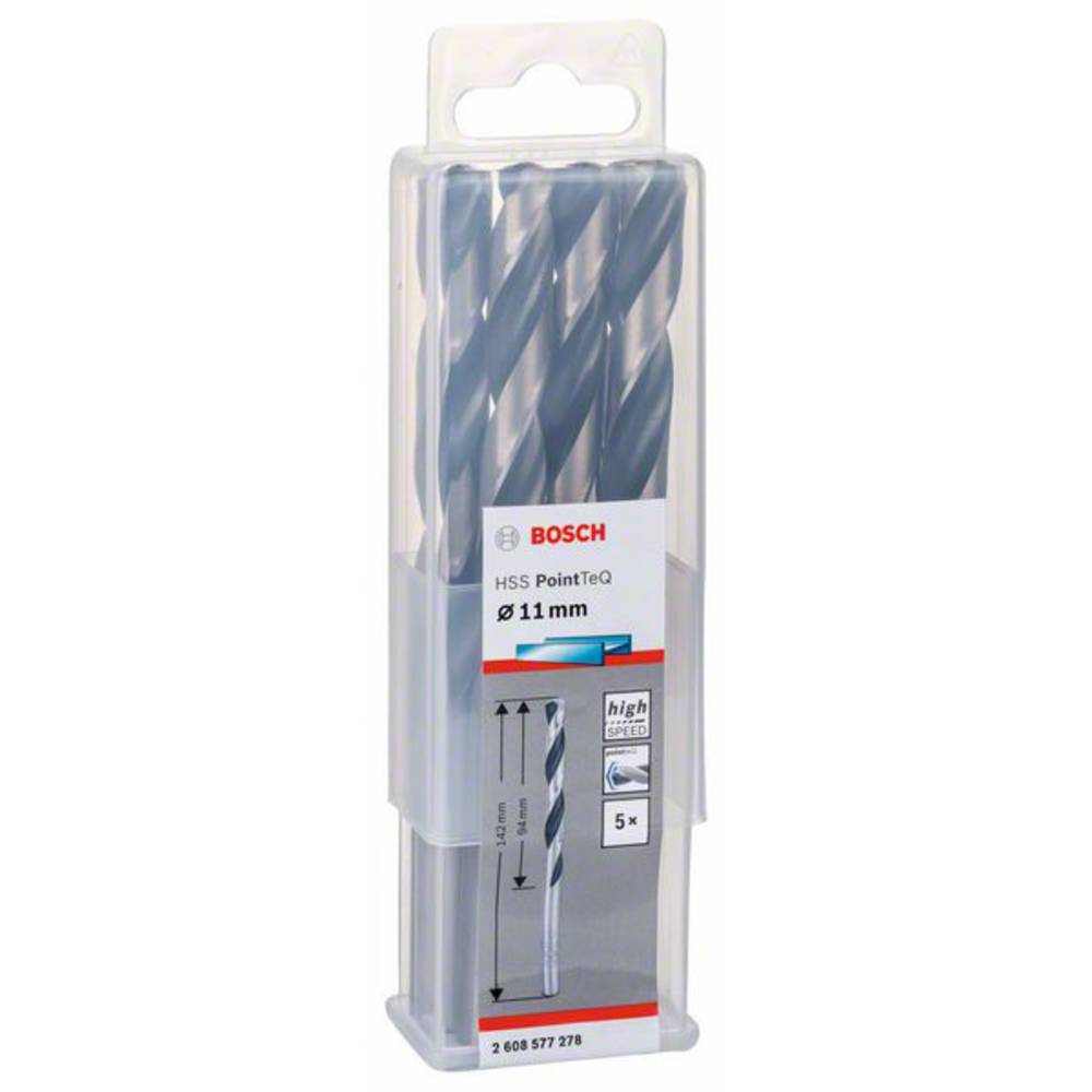 Bosch Bohrer Spiralbohrer HSS PointTeQ Metall Metallbohrer 11 mm Zubehör 3 SETS - 3165140907873