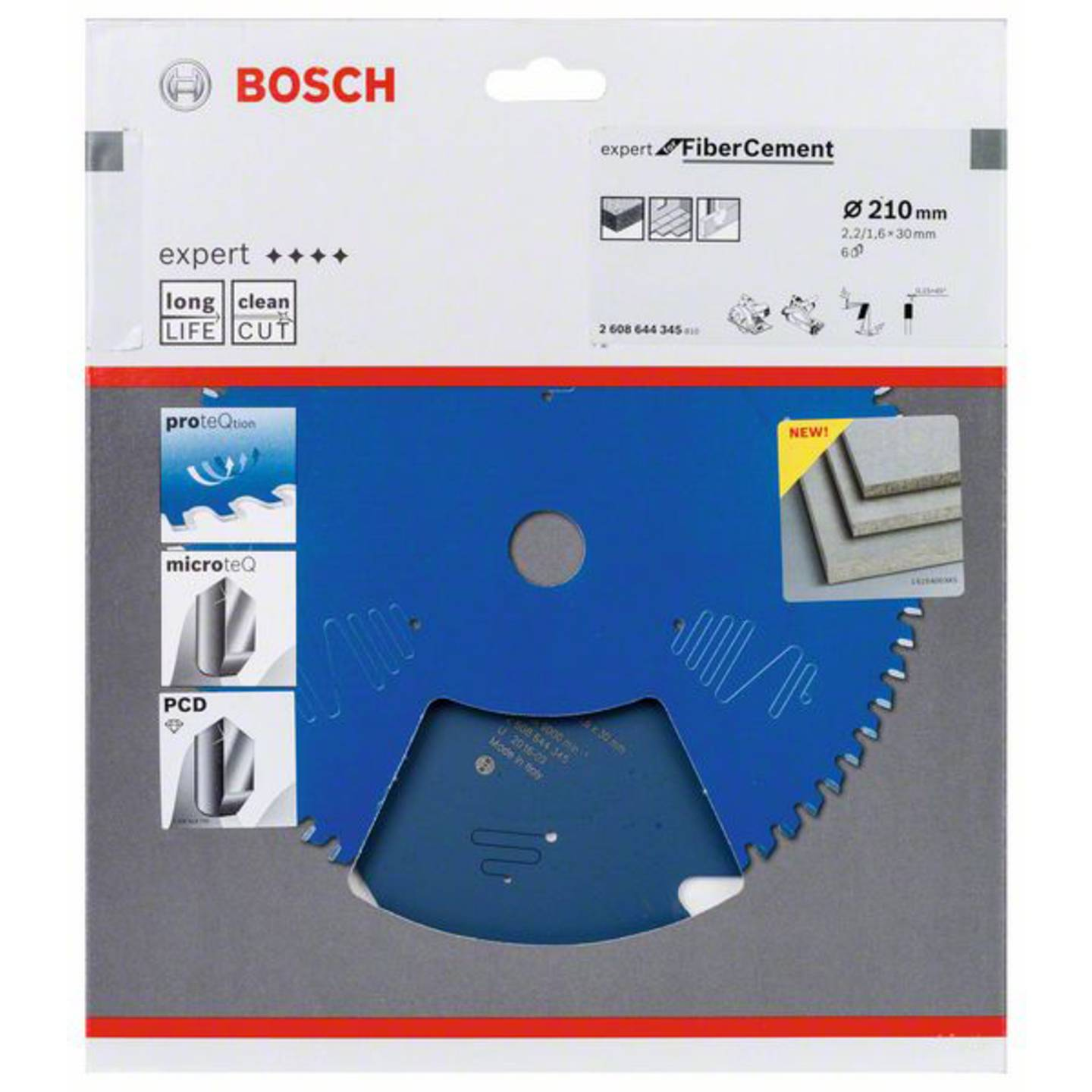 B-Ware Bosch Kreissägeblatt Sägeblatt Faserzement 210 X 30 X 1.6 Mm 6 Zähne 1 Stück - 3165140880954