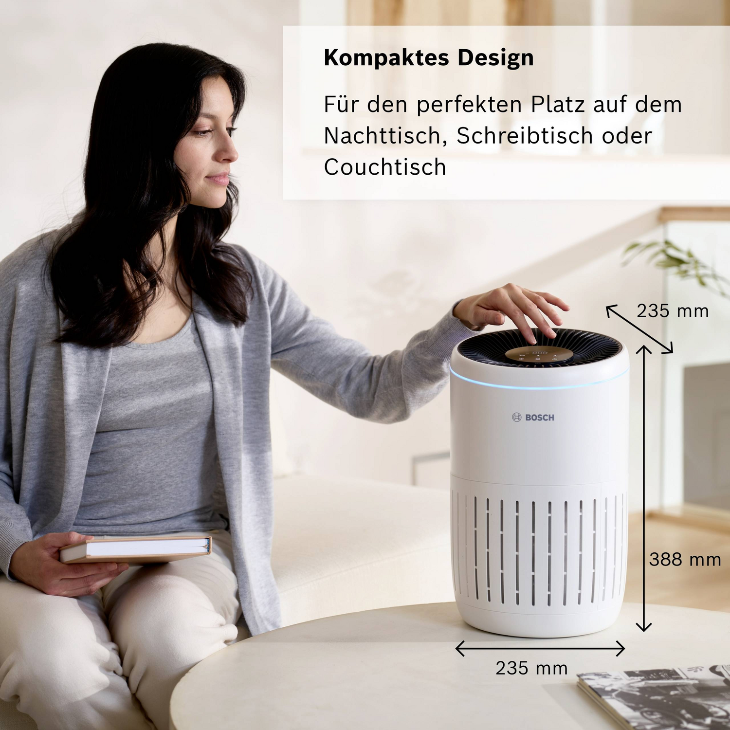 B-Ware Bosch Home Comfort 7733702200 Air 2000 Luftreiniger Luft Reinigung 37 M² Weiß - 4062321717988