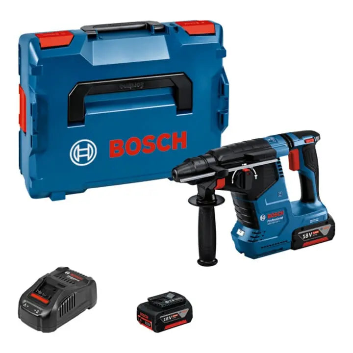 B-Ware Bosch Professional Akku Bohrhammer Schlagbohrer Sds Plus Gbh 18 V 24 C 2 Akkus - 4053423235067