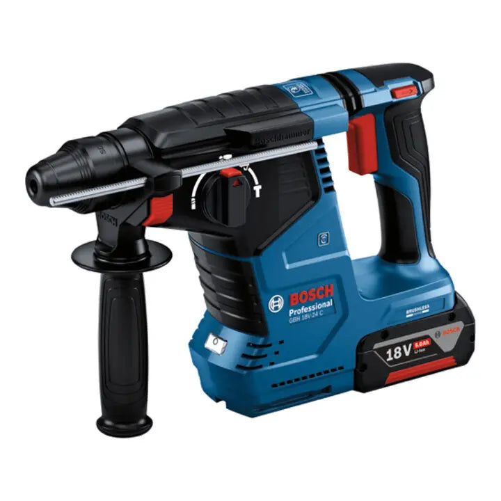B-Ware Bosch Professional Akku Bohrhammer Schlagbohrer Sds Plus Gbh 18 V 24 C 2 Akkus - 4053423235067