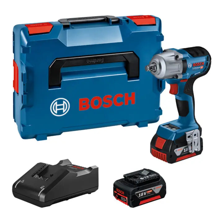 B-Ware Bosch Akku Bohrschrauber Schrauber Gds 18 V 450 Hc 2 Akku 5 Ah Gal 18 V 40 Blau