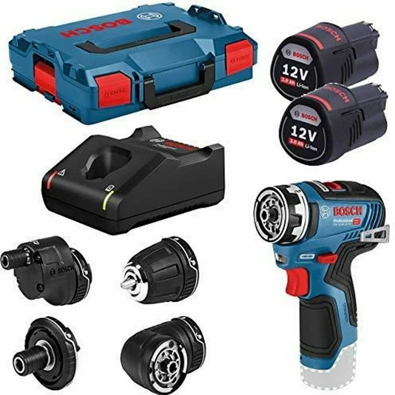 B-Ware Bosch Akku Bohrschrauber Schrauber Gsr 12 V 35 Fc 2x3 Ah Li Ion L Boxx Set Akku - 3165140936910