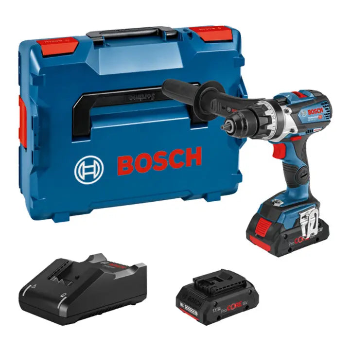 B-Ware Bosch Akkuschrauber Bohrschrauber Akku Gsr 18 V 2x Akku Ladegerät L Boxx Griff - 4059952525419