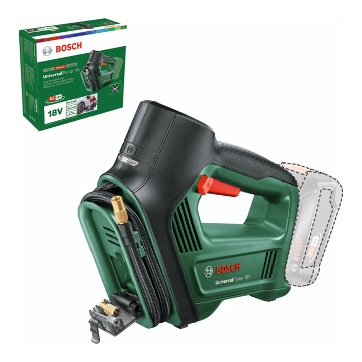 Bosch Akku Druckluftpumpe Kompressor Universal Pump 18 V Reifen Ballpumpe Pumpe B-Ware - 6949509233936
