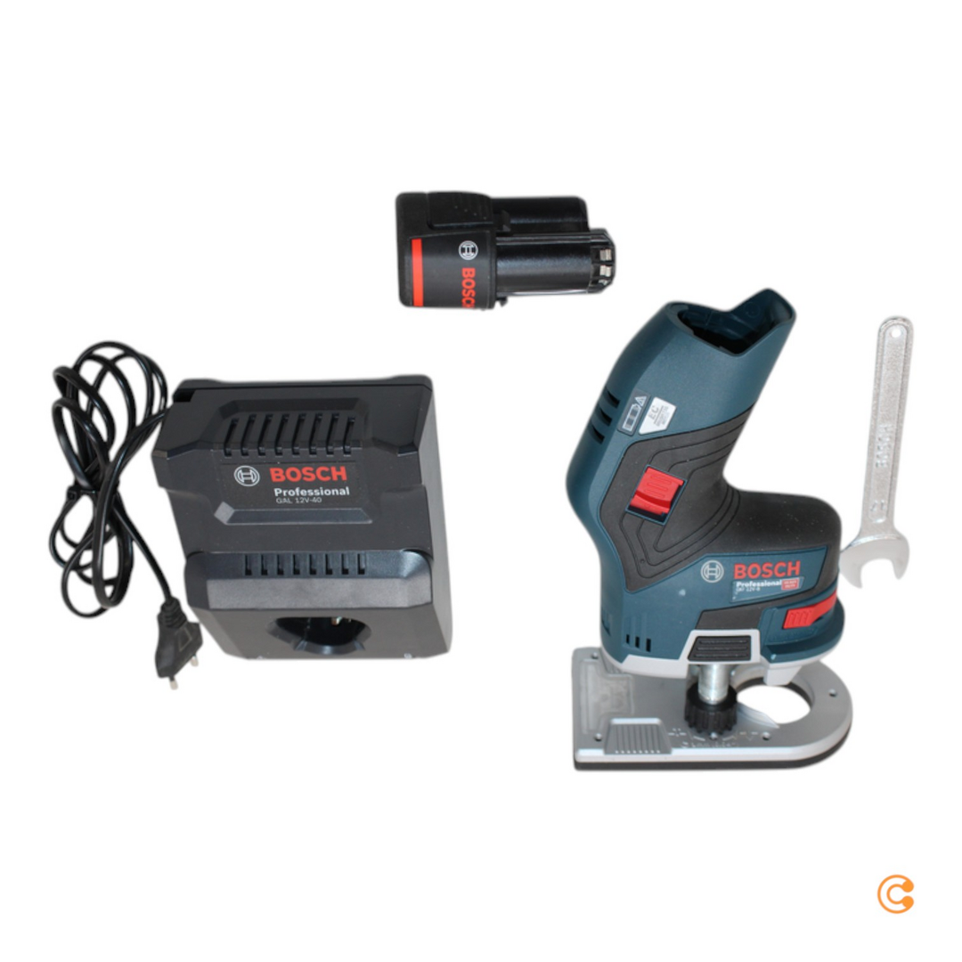 Bosch Akku Kantenfräser Gkf 12 V 8 Inkl. L Boxx 136 2 X Akku Siehe Text/Foto B-Ware - 3165140909778