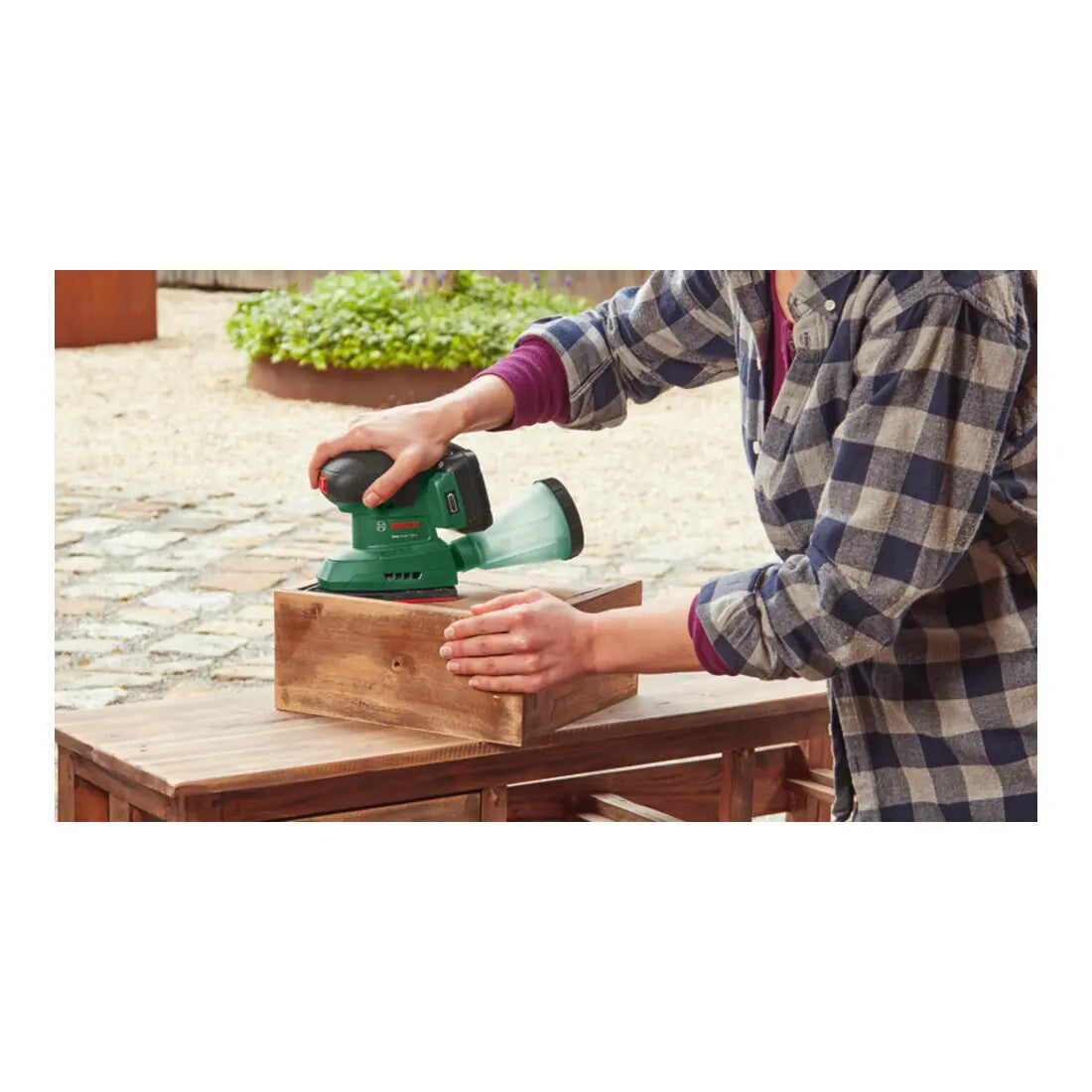 B-Ware Bosch Akku Multischleifer Schwingschleifer Easy Sander 3 Schleifblätter Ohne Akku - 4053423231939