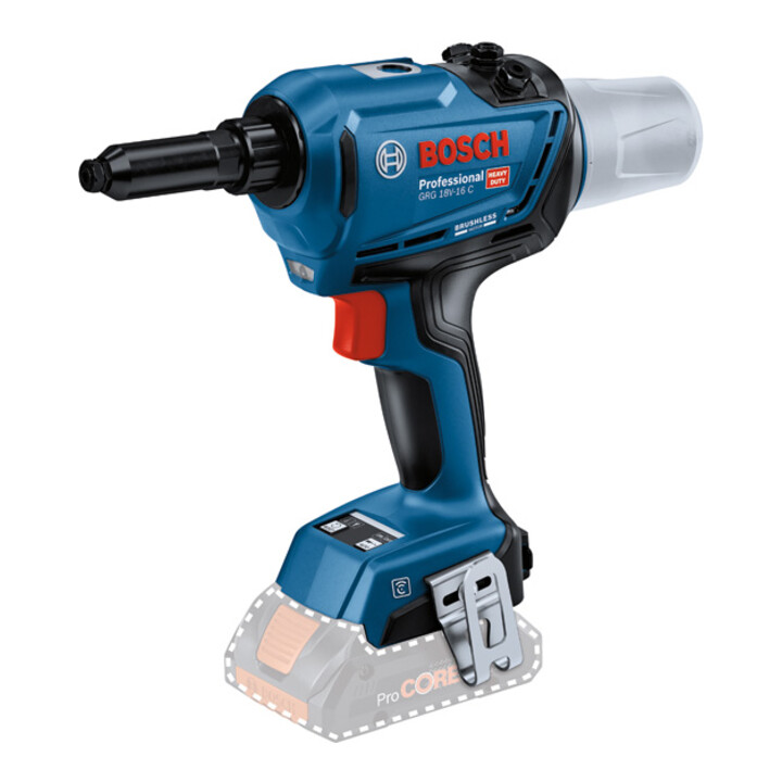 B-Ware Bosch Akku Nietpistole Nietgerät Blindnietpistole 18 V 16 C Bluetooth Zugkraft  - 4059952570471