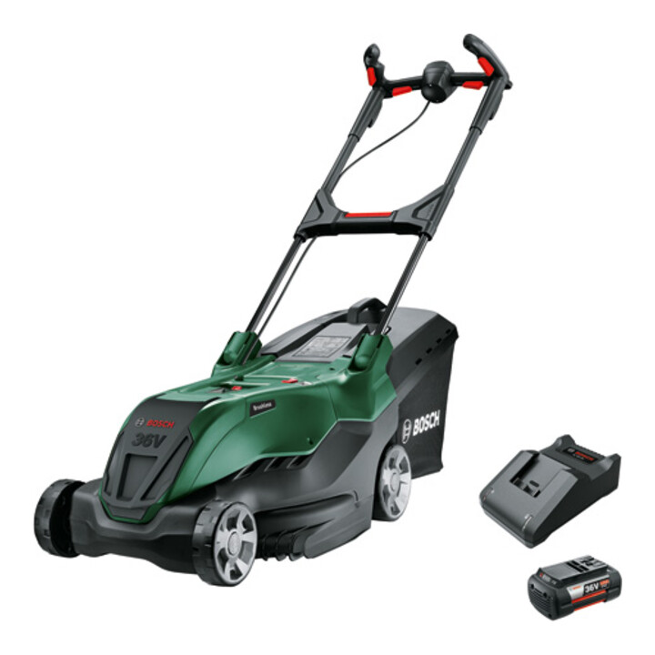 Bosch Akku Rasenmäher Mäher Advanced Rotak 36 V 44 750 36 V 4 Ah Akku Ladegerät B-Ware - 4059952658070