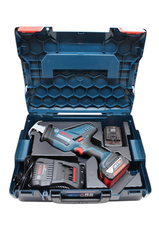 Bosch Akku Säbelsäge Säge Gsa 18 V Li C 2x5 Ah Li Ion Akku L Boxx Siehe Text/Foto B-Ware - 3165140862301