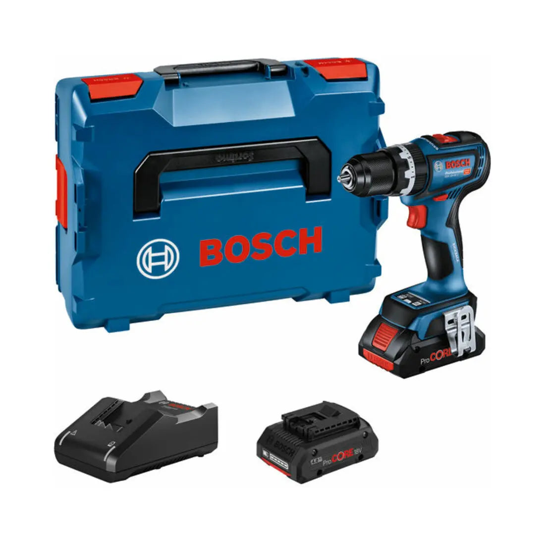 B-Ware Bosch Akku Schlagbohrschrauber Bohrmaschine Gsb 18 V 90 C Professional L Boxx Set - 4059952617336